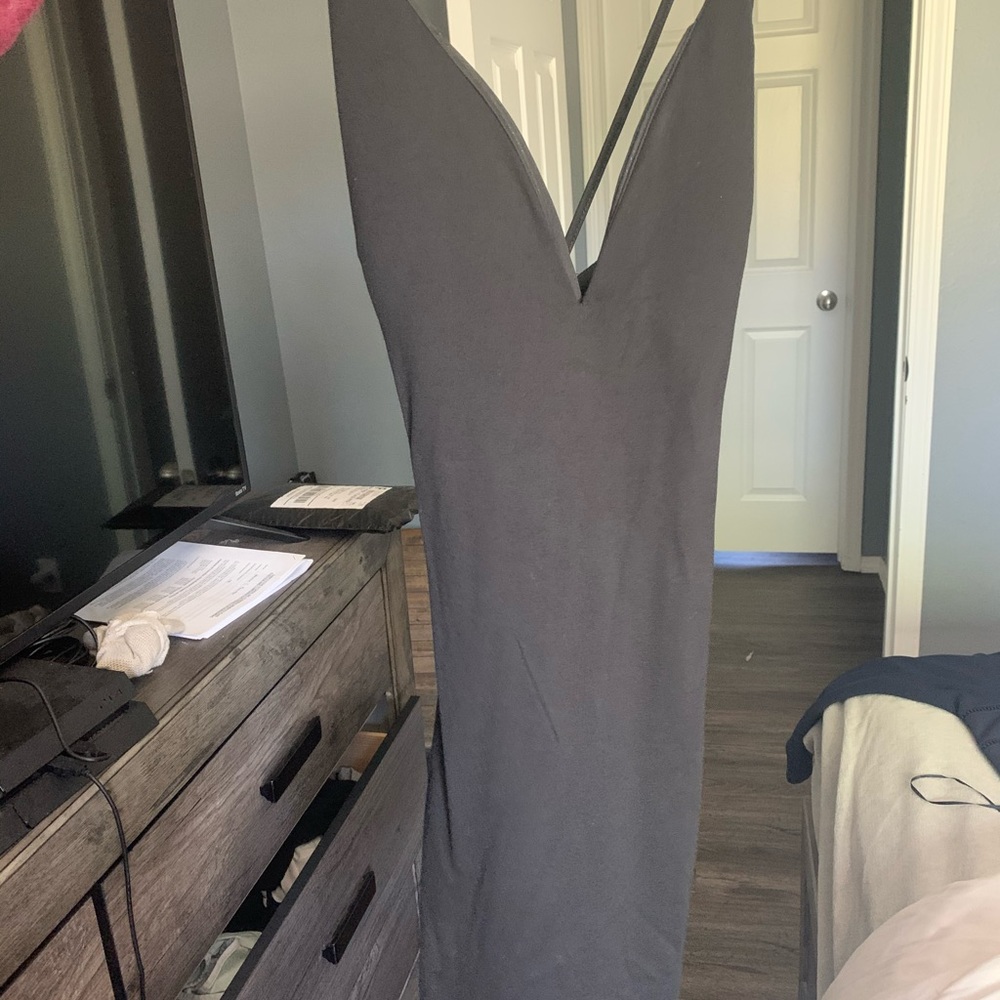 Mini black dress